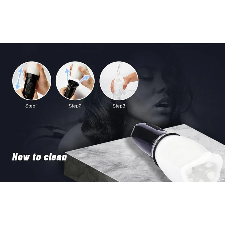 Masażer obrotowy do masturbacji - Automatyczny, wodoodporny, z różnych prędkości