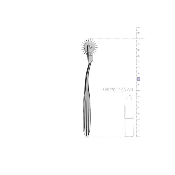 Wiatraczek do stymulacji Sinner Gear, stal nierdzewna, wodoodporny, ergonomiczny uchwyt