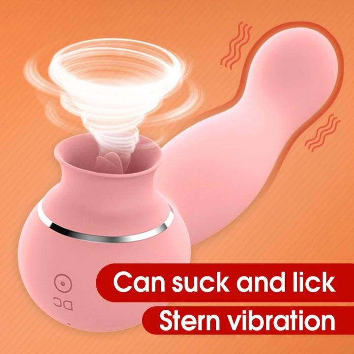 Stymulator łechtaczki Lauren, silikon, 9 wzorów wibracji, 6 trybów ssania