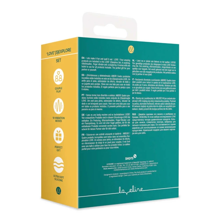 Stymulator łechtaczki LOVE' (S)explore - Wibracja, Silikon, Zielony Kryształ