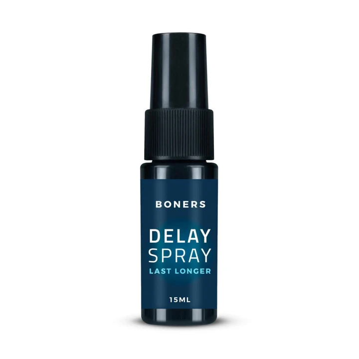 Spray opóźniający Boners 15 ml - Kontrola wytrysku, łagodny dla skóry, łatwa aplikacja