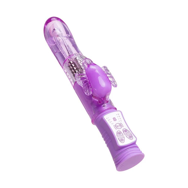 Wibrator, High-Tech Fantasy A-Toys, 13 cm, 8 trybów, materiał TPE