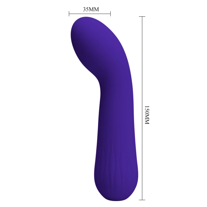 Wibrator G-spot Pretty Love - silikon, 12 funkcji wibracji, pamięć ustawień
