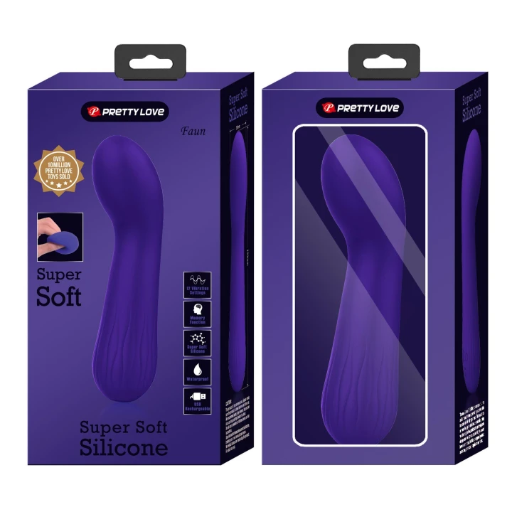 Wibrator G-spot Pretty Love - silikon, 12 funkcji wibracji, pamięć ustawień