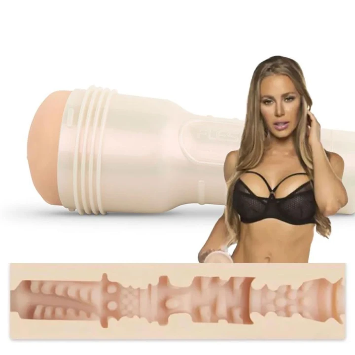 Wibrator Fleshlight - Nicole Aniston, 25 cm, SuperSkin, wodoodporny, waginalny