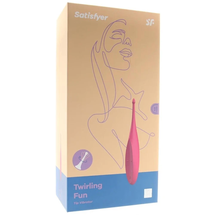 Stymulator łechtaczkowy Satisfyer Twirling Fun, 12 programów, wodoodporny silikon