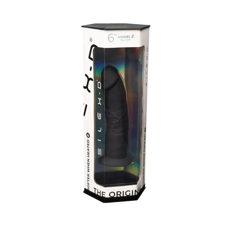 Dildo S.D Model 2 - 6'' (4,3 cm) Realistyczny, Podwójna Gęstość, Silikon Pamięci