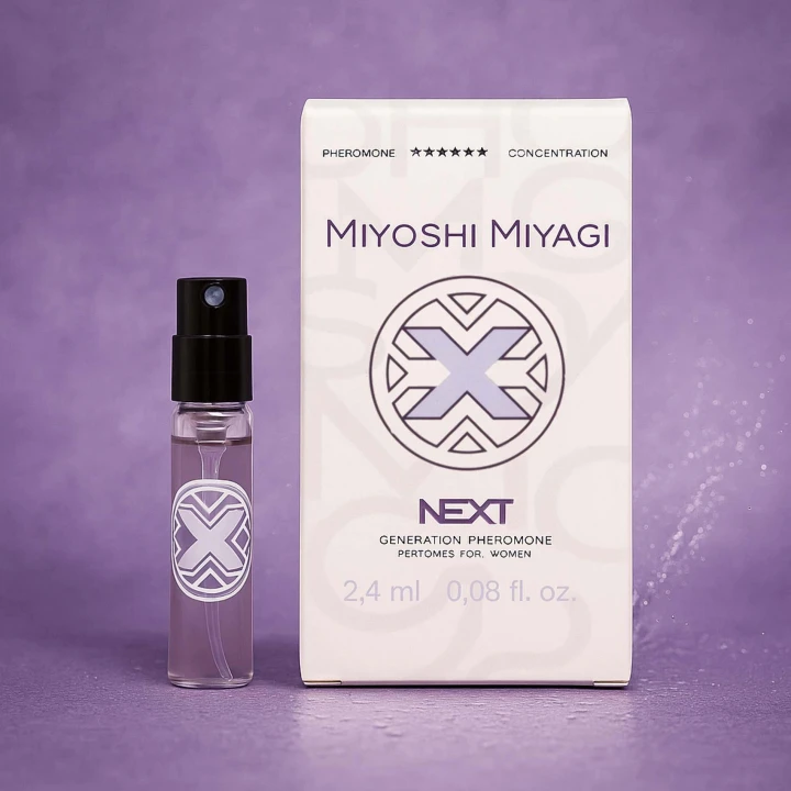 Perfumy dla kobiet Miyoshi Miyagi Next z feromonami, 2,4 ml, elegancki zapach