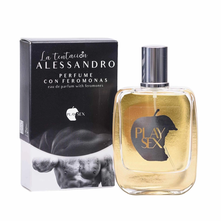 Perfumy z feromonami — Alessandro For Him 50 ml, intensywna nuta Tantación Play