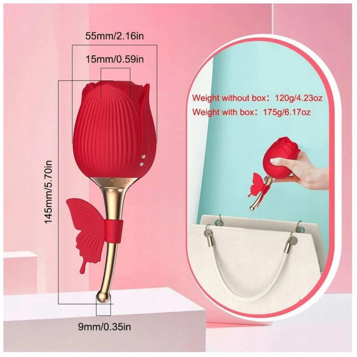 Stymulator łechtaczki Flirting Partner, Silikon, 10 funkcji, USB, Wibracje