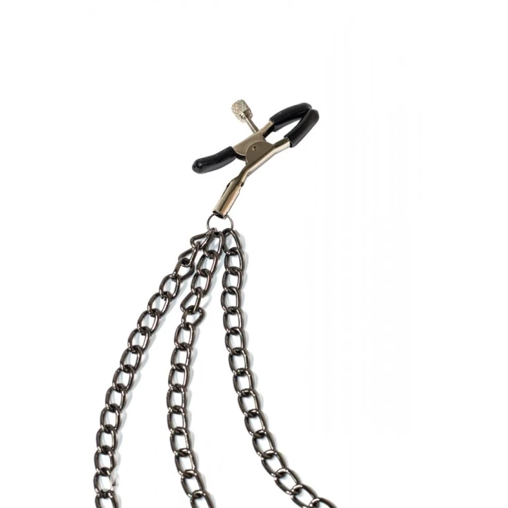 Zaciski na sutki Lola Games Party Hard, metalowe, idealne do BDSM i gry wstępnej