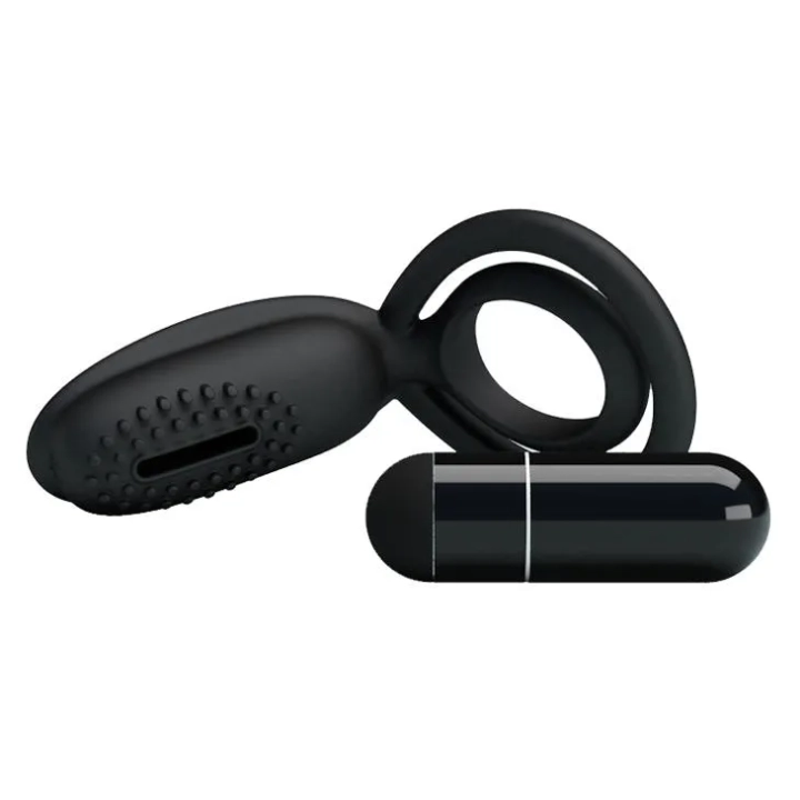 Pierścień wibracyjny do penisa PRETTY LOVE - ESTHER, SILIKON, wodoodporny, stymulujący