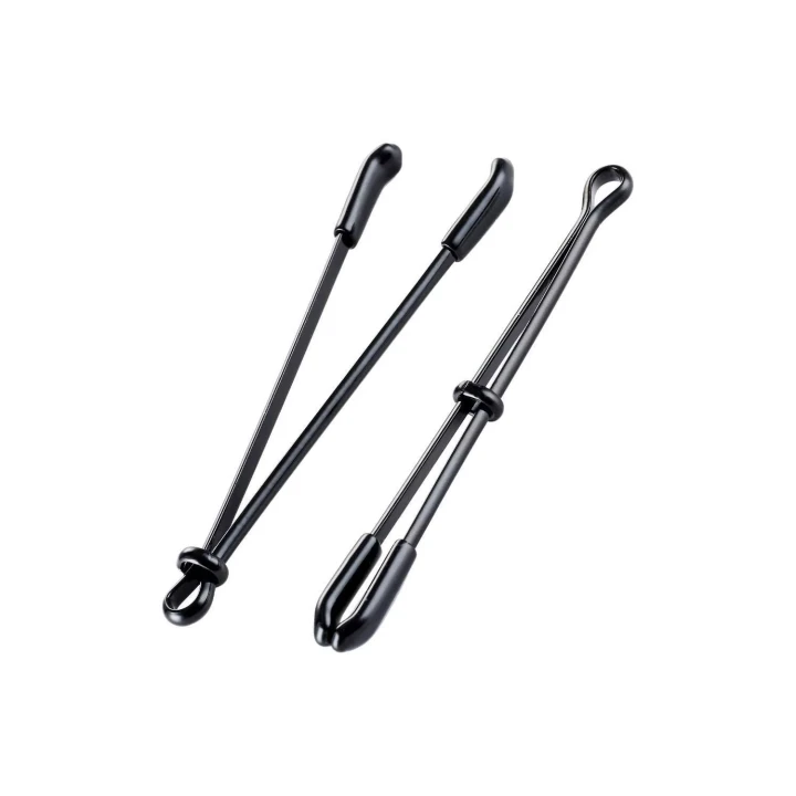 Klamry do zmysłowej stymulacji Accents Collection - regulowane, złote frędzle, lekkie