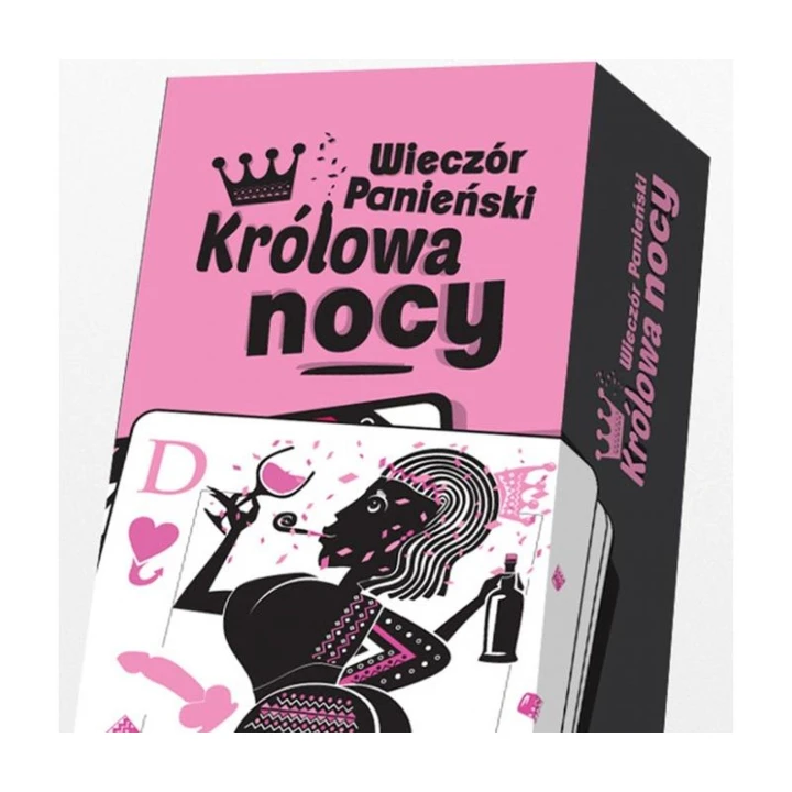 Gra karciana – Królowa Nocy, 120 kart, imprezowa gra dla dorosłych