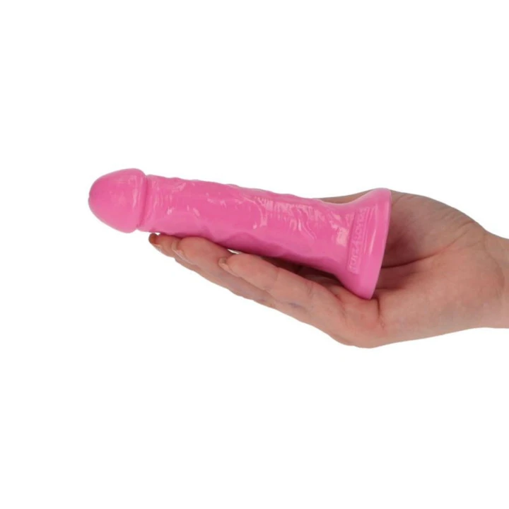 Dildo Poldo - różowe, realistyczne, wodoodporne, 11,5 cm, z przyssawką