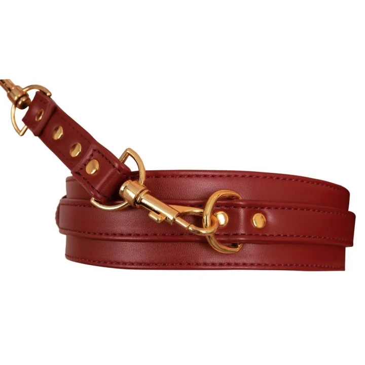 Ograniczniki rąk/nóg Bad Kitty, skóra ekologiczna, regulowane paski, złote akcenty