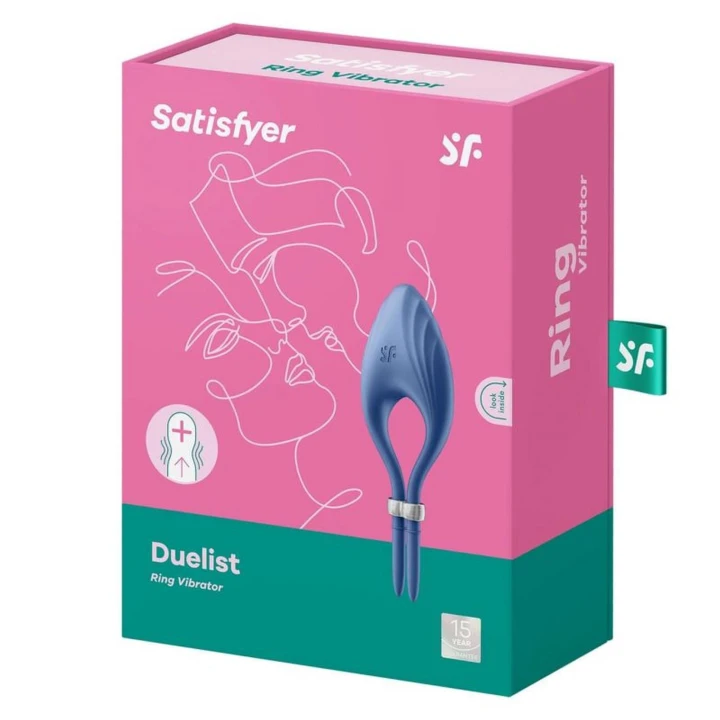 Pierścień na penisa Satisfyer Duelist – silikon, wodoodporny, regulowany rozmiar