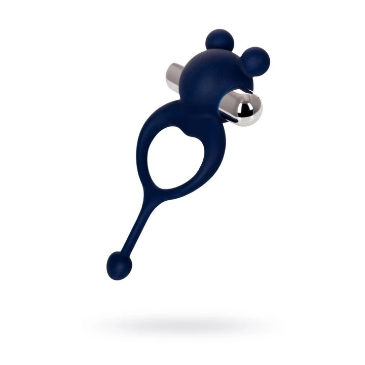 Pierścień wibrujący JOS MICKEY, silikonowy, 12,5cm, z unikalnym ogonkiem z kulką