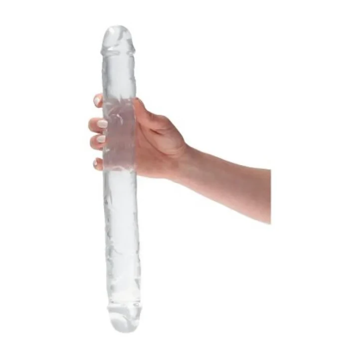 Dildo podwójne Treasure M, TPR, 43 cm, wodoodporne, realistyczne detale