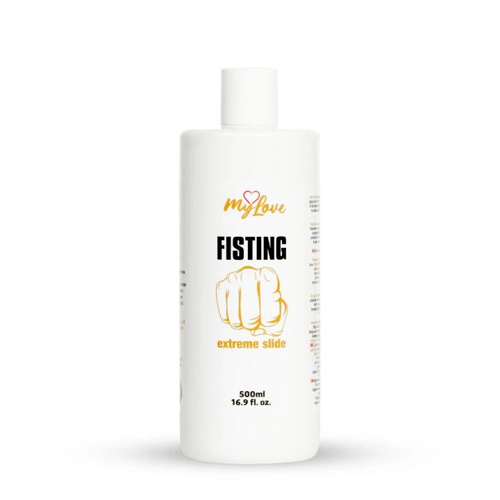Żel intymny MyLove Fisting Extreme Slide 500 ml - wysoka wydajność, intensywny poślizg, wiśniowy aromat.