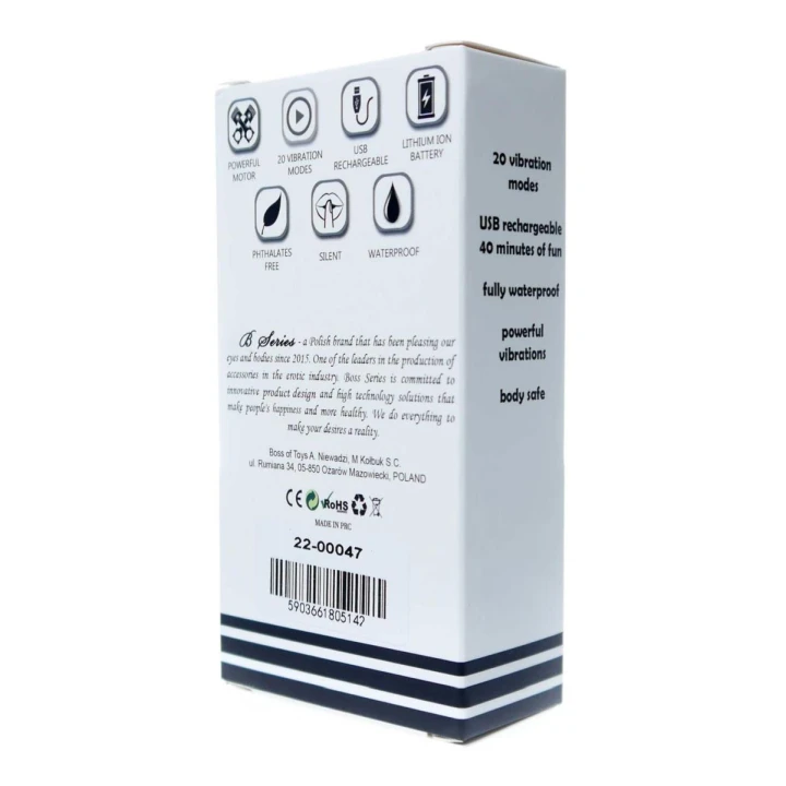 Stymulator łechtaczki - Rewolucyjny, wodoodporny, 20 trybów wibracji, USB