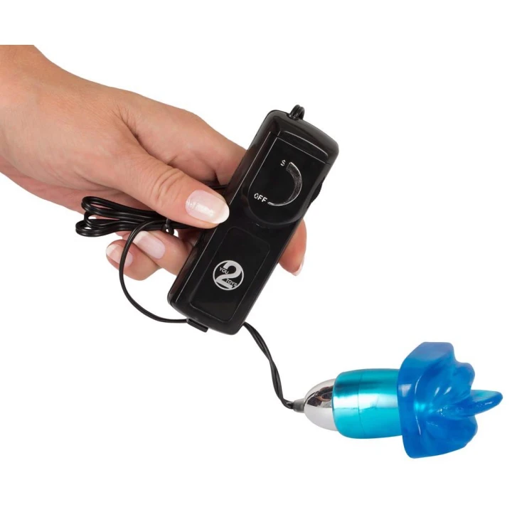 Wibrator stymulujący You2Toys z elastycznym językiem, pilot bezprzewodowy, PVC