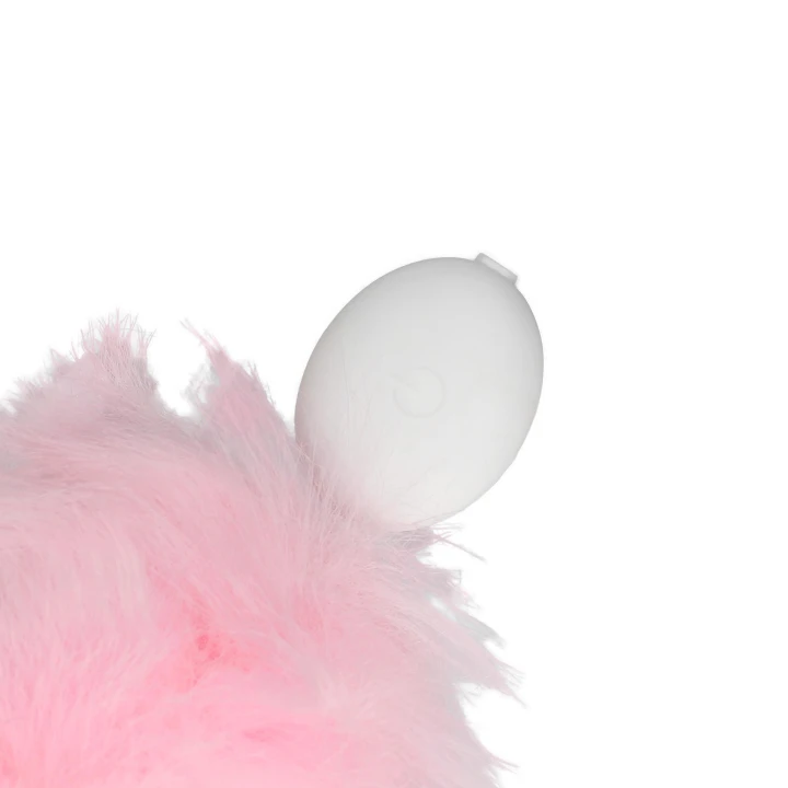 Korek analny z ogonem lisa LED – metalowy, wygodny kształt, ergonomiczny design