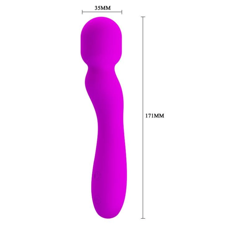 Masażer wibracyjny Pretty Love Paul USB, 30 trybów, wodoodporny