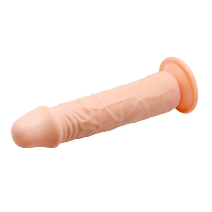 Dildo BAILE BARBARA 7.8'' TPR, wodoodporny, podwójne otwory, mocna przyssawka