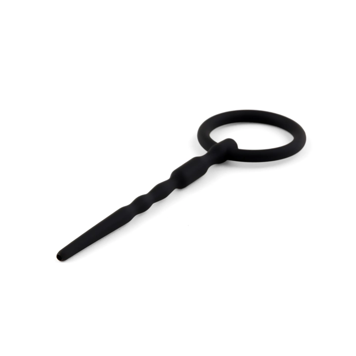 Plug penisa silikonowy | Seria No.04 — kanał wewnętrzny, stopniowane wypustki