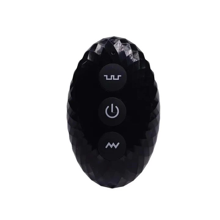 Pierścień wibracyjny Hermes z pilotem bezprzewodowym — silikon, 7 trybów, USB