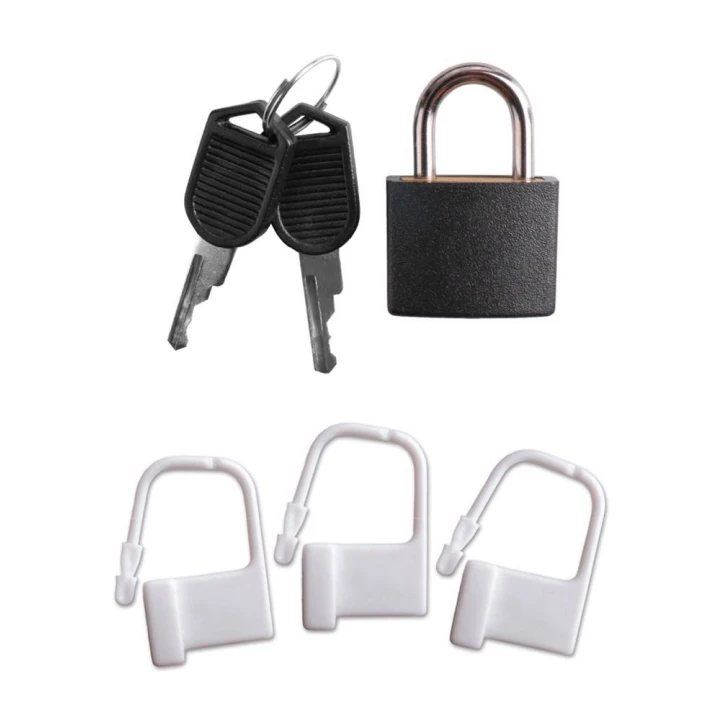 Klatka na penisa FCR Hardcore z regulowanym pierścieniem i metalowym zamkiem, 9,5 cm