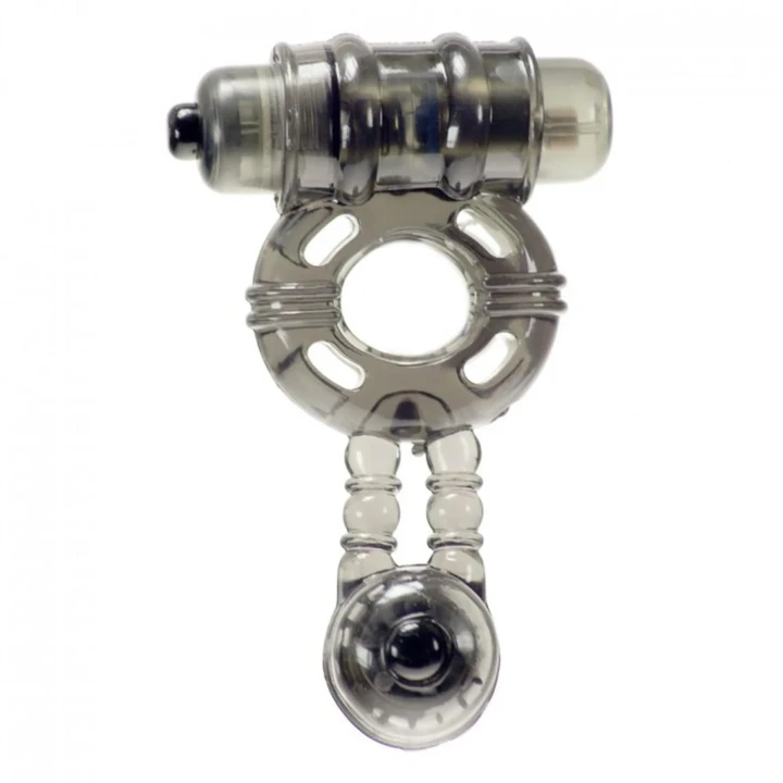 Pierścień wibracyjny Rock Rings Thunder Ball, wodoodporny, stymulujący, z kulką