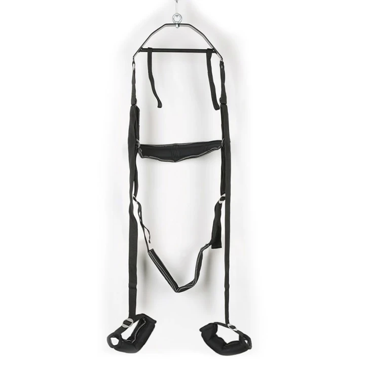 Huśtawka erotyczna Bad Kitty, stalowa konstrukcja, do 100 kg, regulowane szelki