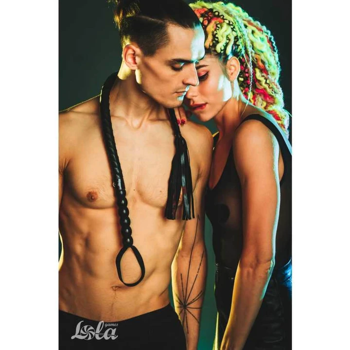 Bat do uderzeń PU – Pejcz Party Hard Bossy, długość 91 cm, czarny, uniwersalny