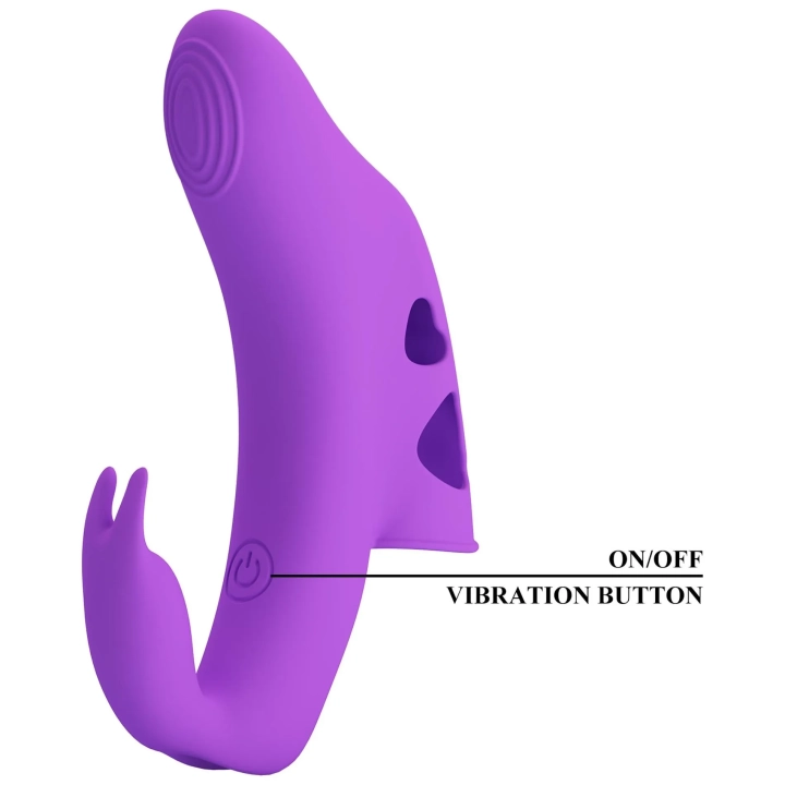 Wibrator palcowy Yenna Honey Finger, 10 funkcji wibracji, silikon ABS