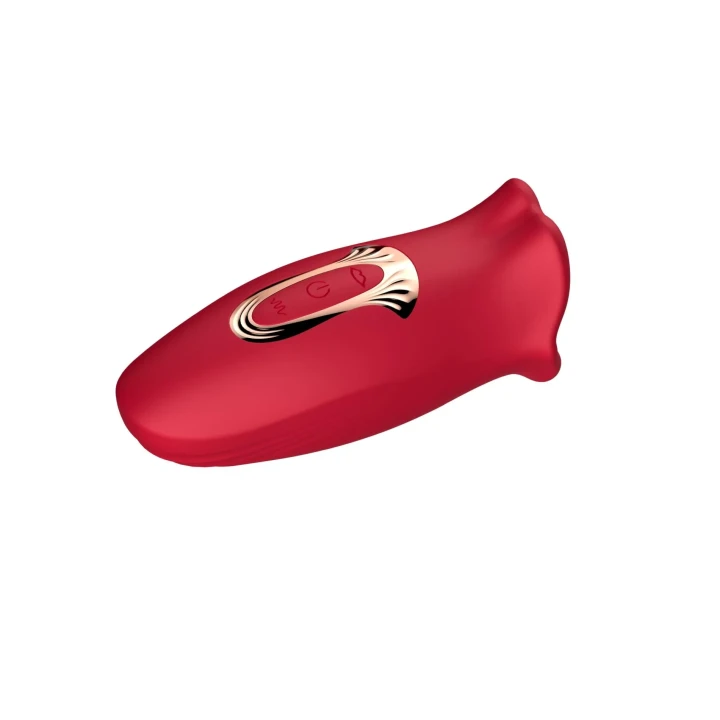 Stymulator oralny, serii Intense, 10 trybów wibracji, wodoodporny, silikonowy