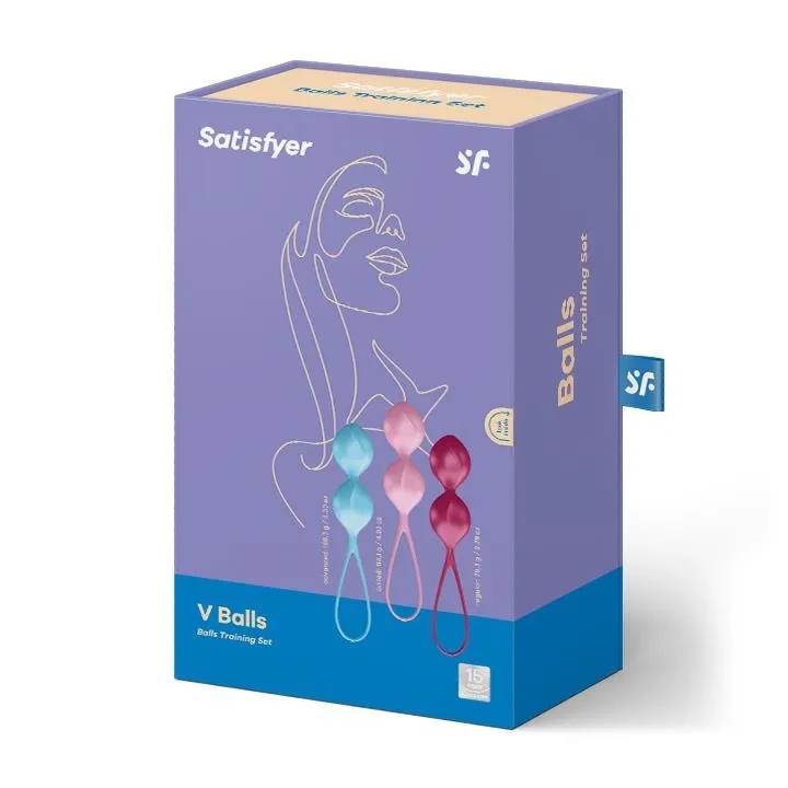 Kulki miłości Satisfyer C03, 3 sztuki, różne wagi: 79g, 114g, 150g, silikon medyczny