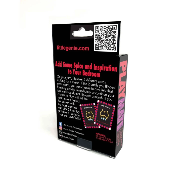 Gra karciana dla dorosłych Play Mate – zmysłowe memory, intymne wyzwania, ekscytacja
