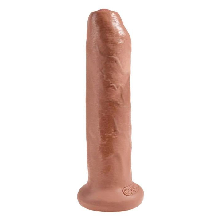 Dildo King Cock Uncut 7 cali, realistyczny materiał PVC, przyssawka