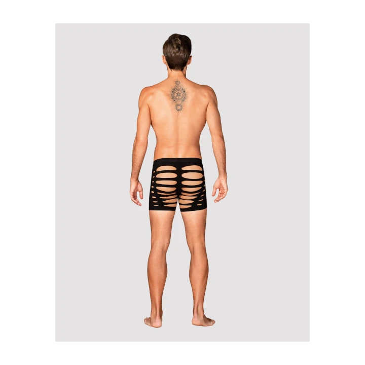 Bokserki OBSESSIVE MEN M104, superelastyczne, idealne dopasowanie, czarne