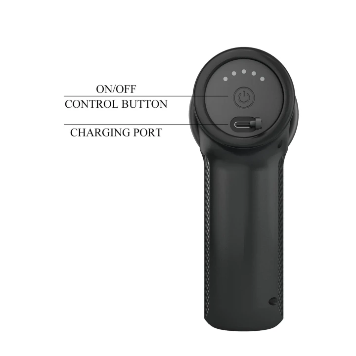 Masażer do ciała PRETTY LOVE - super mocny, 5 ustawień, silikon ABS