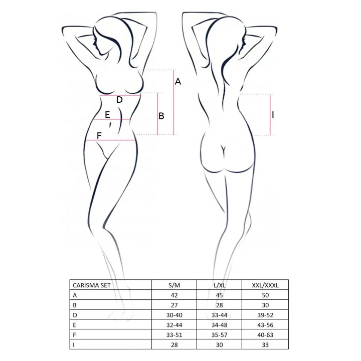 Gorset koronkowy CASMIR XXL/XXXL, hipoalergiczny, Oeko-Tex, czarny