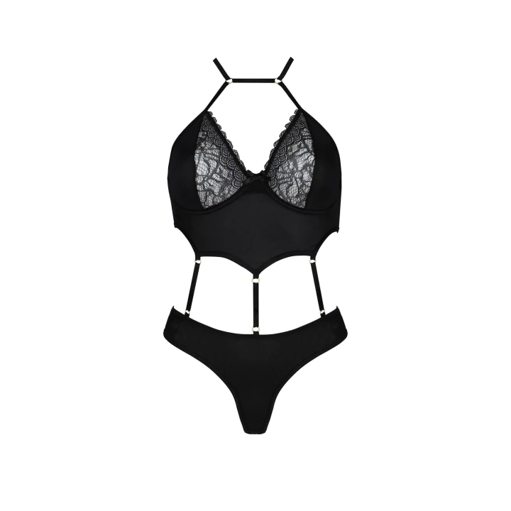 Body CASMIR Kitasana - satynowe, koronka, eleganckie wykończenia S/M