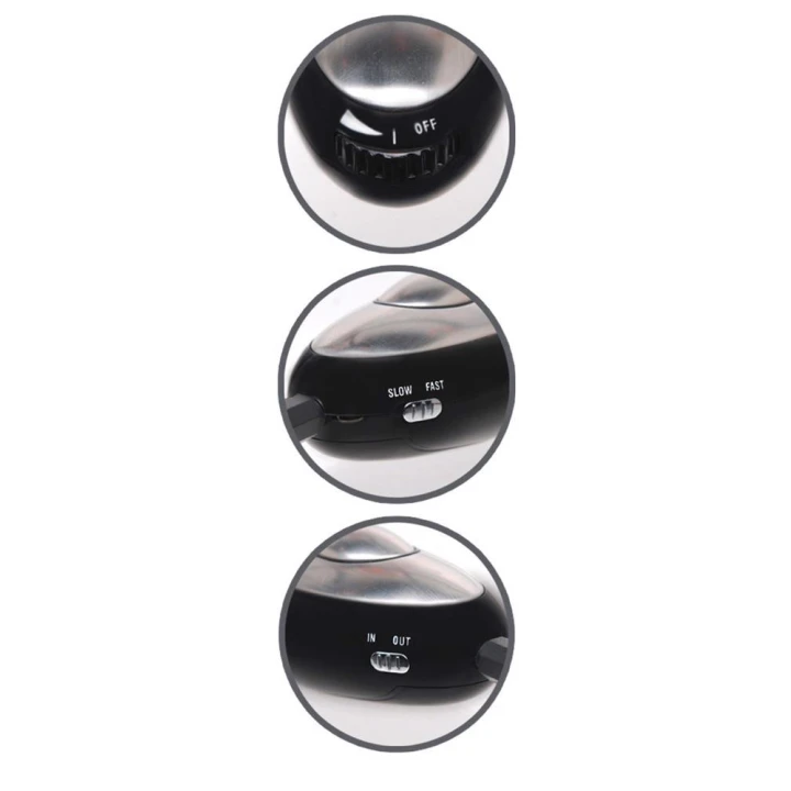 Zaciski sutkowe FFS Shock Therapy - ABS, z elektrycznym stymulatorem, zasilanie bateryjne