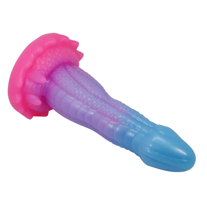 Dildo Power Monsters Void - 20,5 cm, silikon, teksturowany, z przyssawką