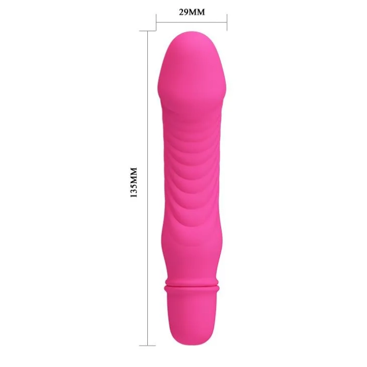 Stymulator analno-pochwowy Pretty Love Stev, silikon, 10 funkcji, wodoodporny