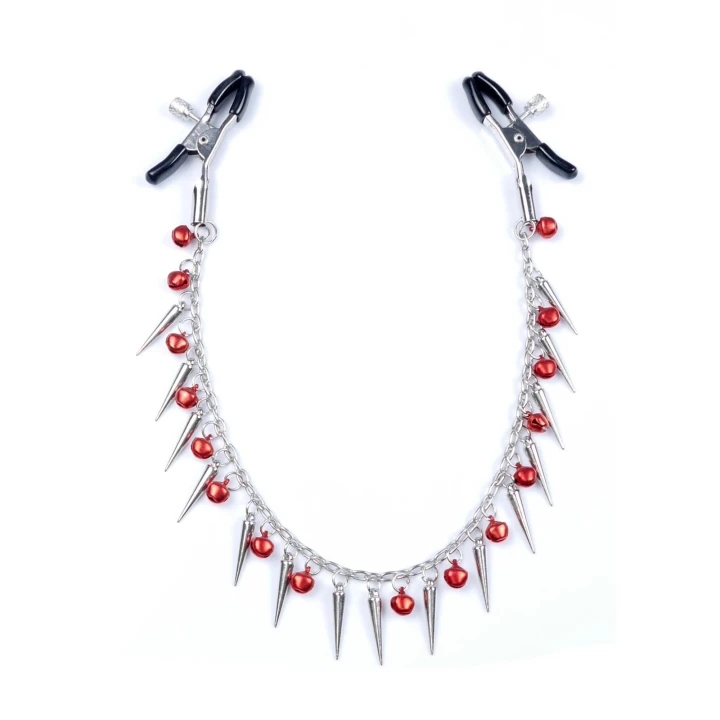 Zaciski na sutki - Stymulator Nipple Clamps No.3 - Metalowe z regulacją siły zacisku