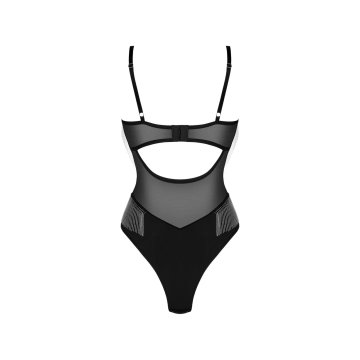 Body Milladis OBSESSIVE z fiszbinami, regulowanymi ramiączkami i koralikami