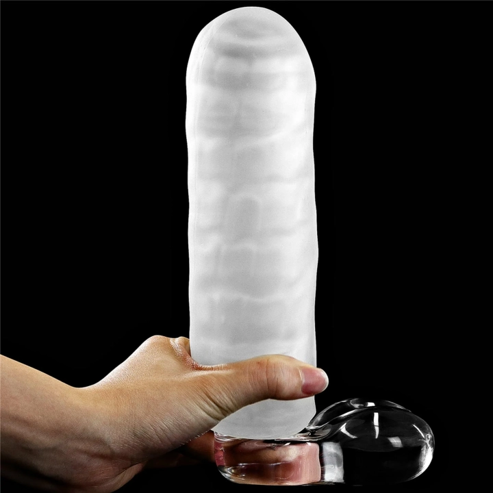 Masturbator męski Giant Egg Ripples - TPE, długość 13 cm, elastyczny rękaw